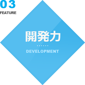 開発力 DEVELOPMENT